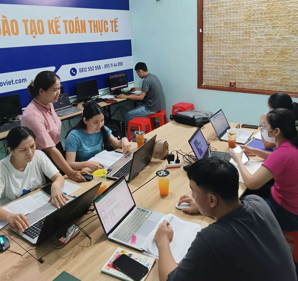 học viên trong Khóa Học Kế Toán Tại Vũng Tàu