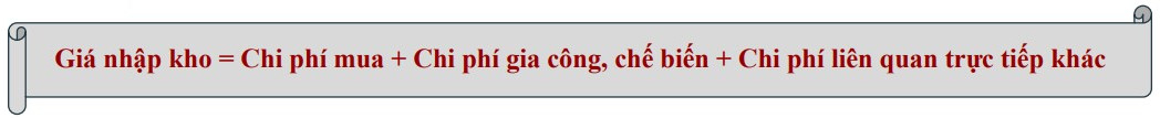 Phương pháp tính giá nhập kho