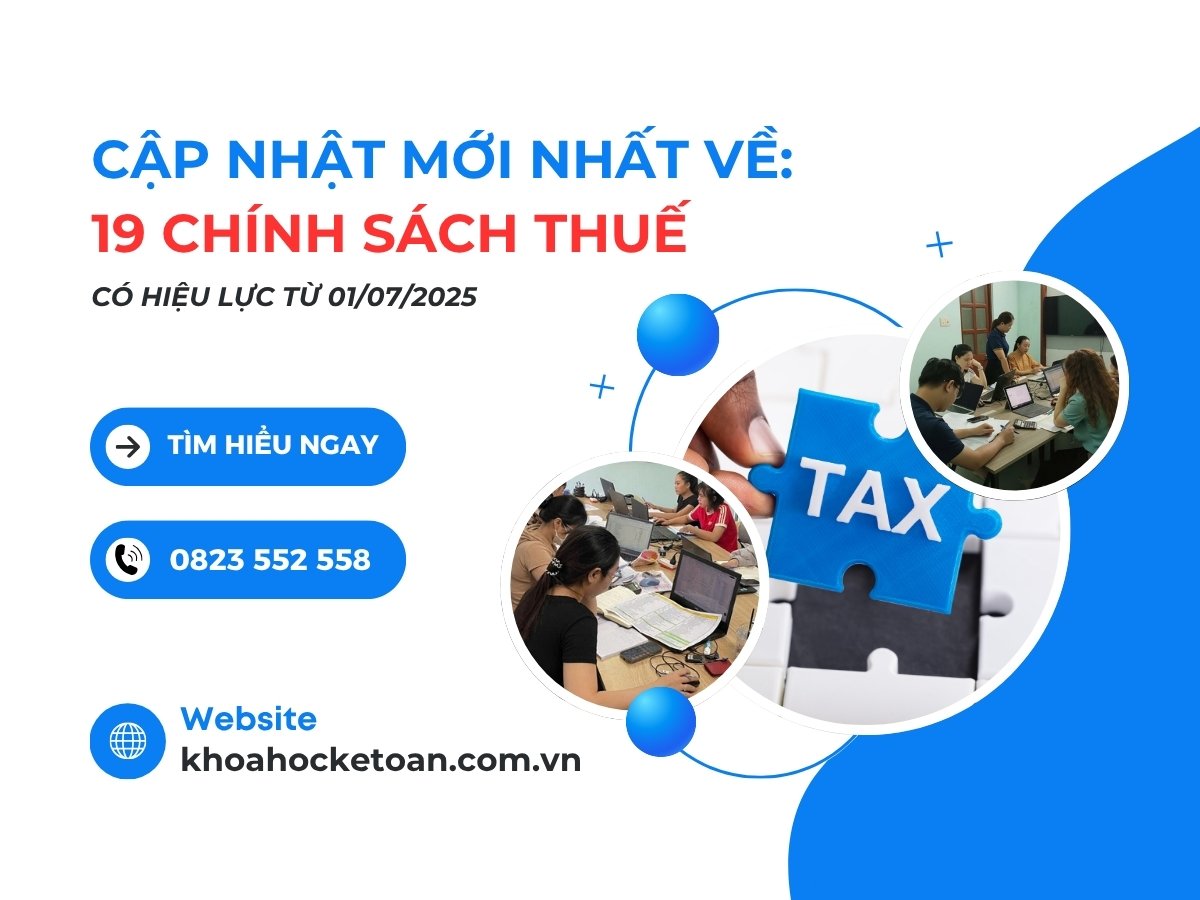 19 chính sách thuế mới nhất