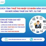Cách tính thuế thu nhập cá nhân năm 2025