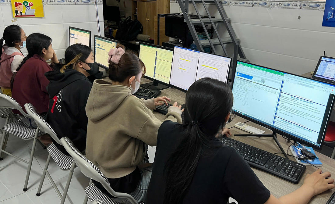 học viên ứng dụng Excel vào công việc kế toán